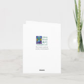 "Happy Birthday" Hot Air Balloon wenskaart Kaart (Achterkant)