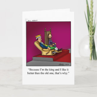 Happy Birthday Humor Wenskaart voor Hem Kaart