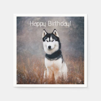 Happy Birthday Husky Servet
