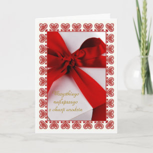 Happy Birthday in het Pools Kaart