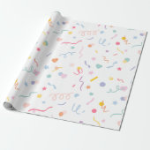 HAPPY BIRTHDAY-inpakpapier Cadeaupapier (Uitgerold)