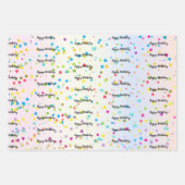 Happy Birthday Inpakpapier Vel (Voorkant 3)