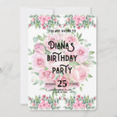 Happy Birthday Invitation (Devant)