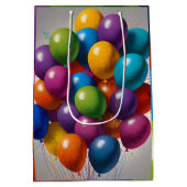 Happy Birthday Invite Medium Cadeauzakje (Achterkant)