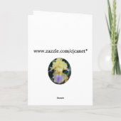 Happy Birthday - Iris Kaart (Achterkant)