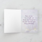 Happy Birthday Iris Wenskaart Kaart (Binnen)