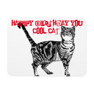 Happy Birthday je creditcard Magneet