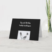 Happy Birthday je oude buzzard kaart (Achterkant)