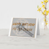 Happy Birthday je oude grap Kaart (Gele Bloem)