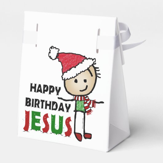 Happy Birthday Jesus Bedankdoosjes (Achterkant)