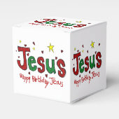 Happy Birthday Jesus Bedankdoosjes (Voorkant Zijde)
