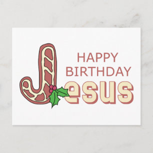 Happy Birthday Jesus Briefkaart