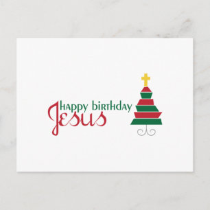 Happy Birthday Jesus Briefkaart