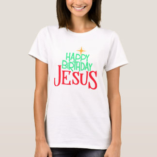Happy Birthday Jesus Christelijk T-shirt
