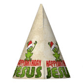 Happy Birthday Jesus Feesthoedjes (Achterkant)