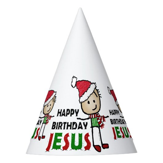 Happy Birthday Jesus Feesthoedjes (Voorkant)