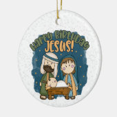 Happy Birthday Jesus Ornament (Links)