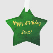 Happy Birthday Jesus Ornament (achterkant)