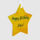 Happy Birthday Jesus Ornament (voorkant)