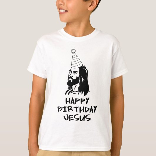 Happy Birthday Jesus T-shirt (Voorkant)