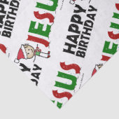 Happy Birthday Jesus Tissuepapier (Detail)