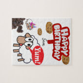 Happy Birthday Jigsaw Puzzle Lamb (Horizontal)