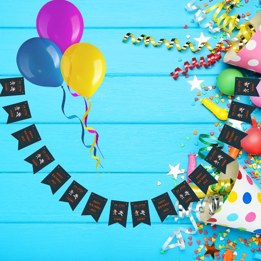 Happy Birthday Jiu Jitsu Champ bunting banner