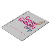 Happy Birthday Journal Notitieboek (Linkerzijde)