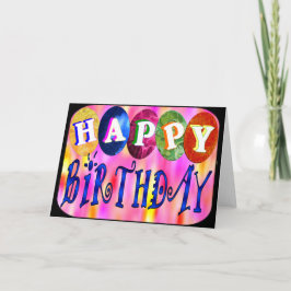 Happy Birthday Kaart