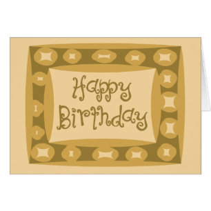 Happy Birthday-kaart