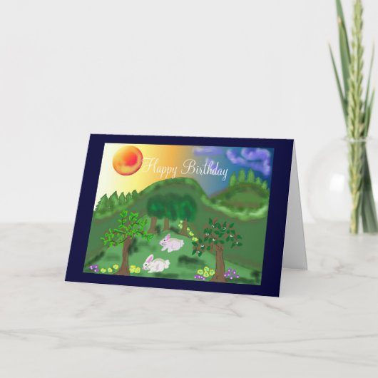 Happy Birthday Kaart (Voorkant)