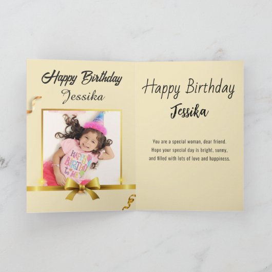 HAPPY Birthday Kaart (Binnen)