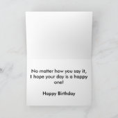 Happy Birthday Kaart (Binnen)