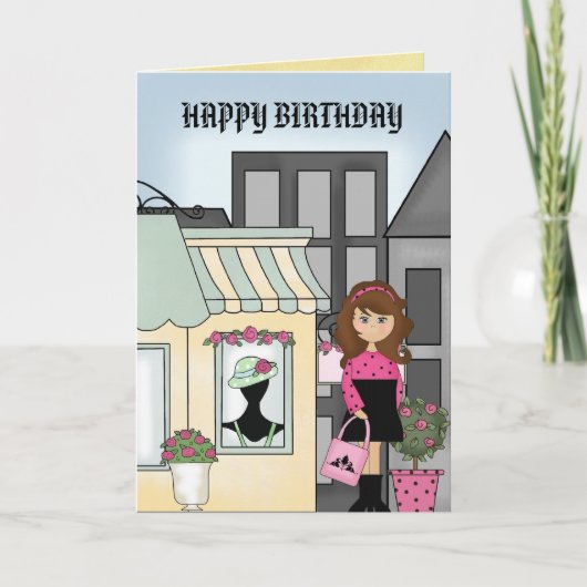 HAPPY BIRTHDAY Kaart (Voorkant)