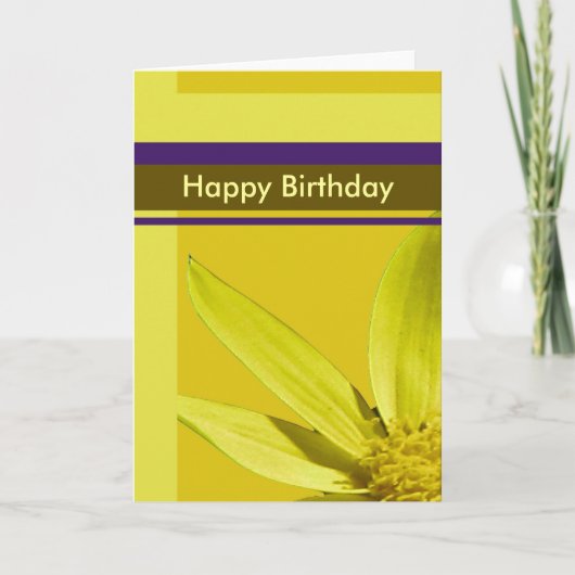 Happy Birthday Kaart (Voorkant)