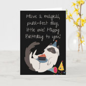 Happy Birthday Kaart (Gele Bloem)