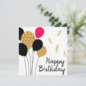 Happy Birthday Kaart (Staand voorkant)