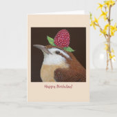 Happy Birthday kaart (Gele Bloem)