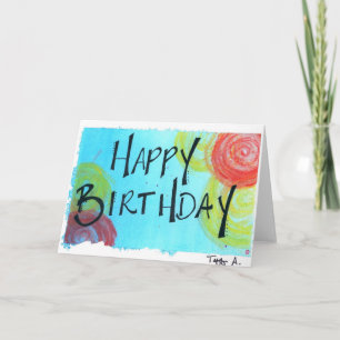 Happy Birthday Kaart