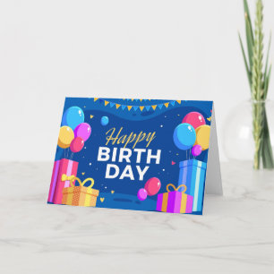 Happy Birthday Kaart