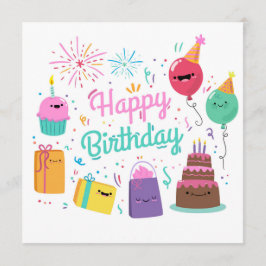 Happy Birthday Kaart