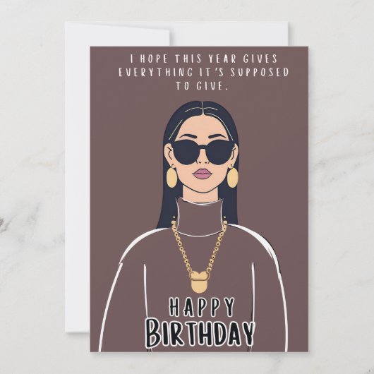 Happy Birthday Kaart (Voorkant)