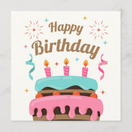 Happy Birthday Kaart