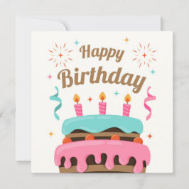 Happy Birthday Kaart