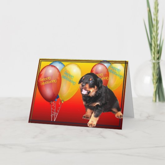 Happy Birthday Kaart (Voorkant)