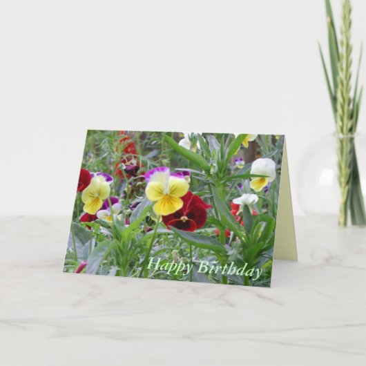 Happy Birthday Kaart (Voorkant)