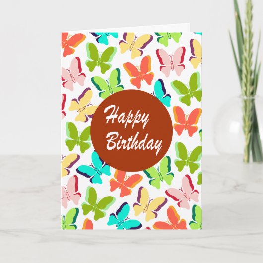 Happy Birthday Kaart (Voorkant)