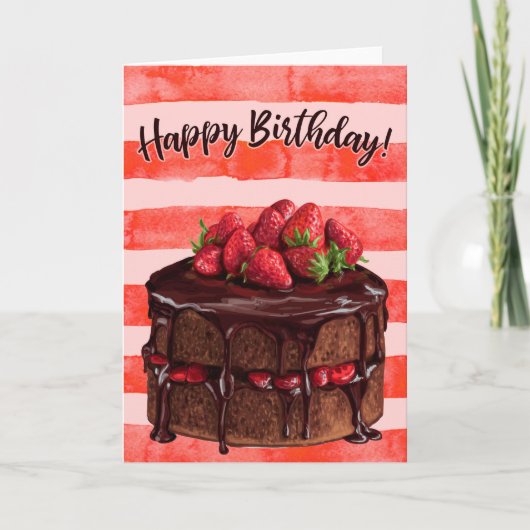 Happy Birthday Kaart (Voorkant)