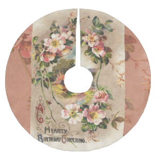 Happy Birthday Kaart Artwork Kerstboom Rok