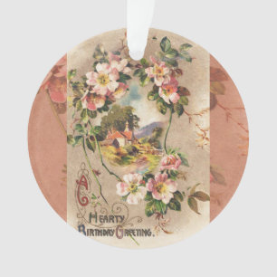 Happy Birthday Kaart Artwork Ornament